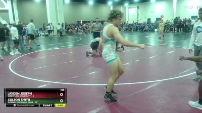 165 lbs Round 4 (6 Team) - Colton Smith, Intense Wrestling Club vs Jayden Joseph, Wrestling University