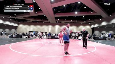 92-97 lbs Semis - Tyler Shellenbarger, OH vs Pantaleo Varga, NJ