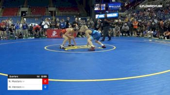 126 lbs Quarters - Nick Masters, Georgia vs Wyatt Henson, Missouri