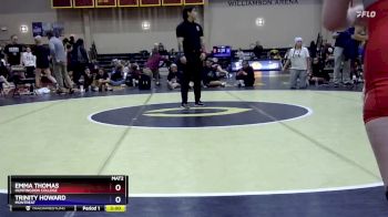 123 lbs Cons. Round 4 - Emma Thomas, Huntingdon College vs Trinity Howard, Montreat