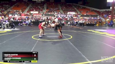 3-2-1A 215 Cons. Round 2 - Radyn Martin, Caney Valley vs Garren Goodner, Humboldt