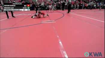 64-67 lbs Rr Rnd 3 - Kaycen Schiltz, Wolfpak Wrestling vs Easton Yowell, Perry Wrestling Academy