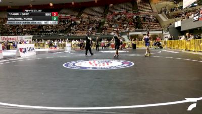 Open Men - 61 lbs Champ. Round 1 - Daniel Lopez, Mad Dawg Wrestling Club vs Emmanuel Nunez