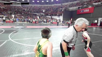 95 lbs Champ. Round 1 - Klay Gajewski, Edgar vs Kayson Schambow, IGH/ RT Elite