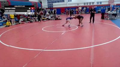180 lbs Finals (2 Team) - Lori Grimes, Mount Union vs Riauna Lugo, Emmanuel University