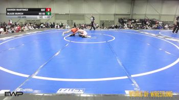 120 lbs Semifinal - Davien Martinez, Northern Colorado 14U vs Blaze Burch, OK Elite 14U Black
