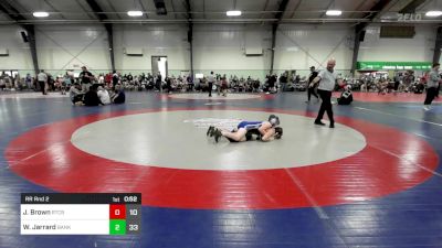 90 lbs Rr Rnd 2 - Jayce Brown, Rockmart Takedown Club Black vs Waylon Jarrard, Banks County Battle Born Wrestling