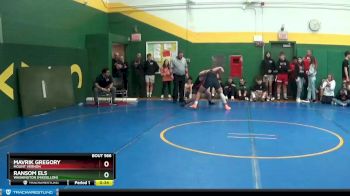 150 lbs Cons. Round 3 - Ransom Els, Washington (Massillon) vs Mavrik Gregory, MOUNT VERNON