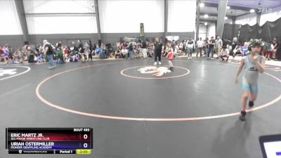 59 lbs Round 5 - Eric Martz Jr., All-Phase Wrestling Club vs Uriah Ostermiller, Pioneer Grappling Academy