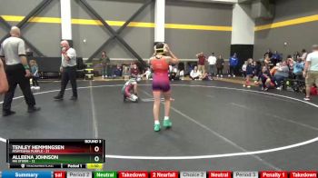 91 lbs Round 3 (4 Team) - Adriana Kunz, MN Storm vs Violet Diaz, FEWTeamIA Purple