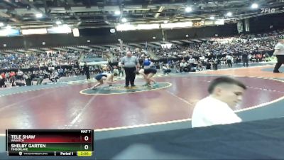 132 lbs Champ. Round 1 - Tele Shaw, Wasatch vs Shelby Garten, Timberlake