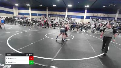 190 lbs Round Of 64 - Dane Holm, Hesperia HS vs Alex Behm, Little Vikings WC