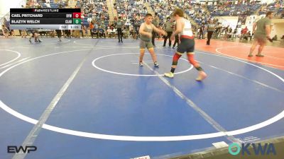 Rr Rnd 2 - Cael Pritchard, Bristow Elementary Wrestling Club vs Blazyn Welch, Claremore Wrestling Club