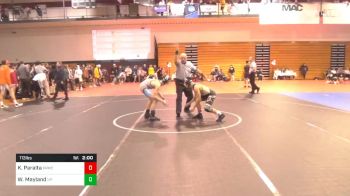 113 lbs Prelims - Kley Paralta, Paramus Catholic vs William Mayland, North Penn