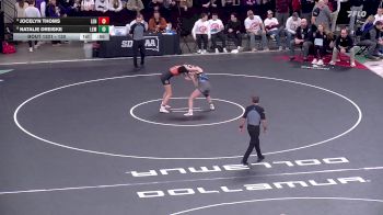 130 lbs Cons. Round 3 - Jocelyn Thoms, Lennox vs Natalie Dreiske, Lemmon