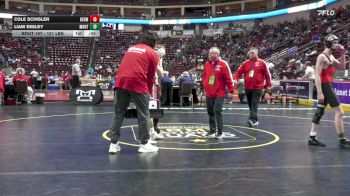 121 lbs Consi 1 - Cole Schisler, Bermudian Springs vs Liam Seeley, Montgomery