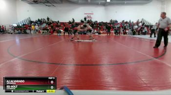 120 lbs Cons. Round 4 - AJ Alvarado, Jefferson vs Ed Holt, Lutheran