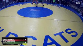 174 lbs Semifinal - Jackson Naven, Elite Force Wrestling Club vs Alexander Ortiz, De La Salle