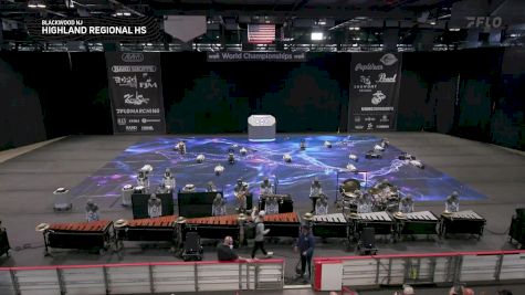 Highland Regional HS "Blackwood NJ" at 2025 WGI Percussion/Winds World Championships