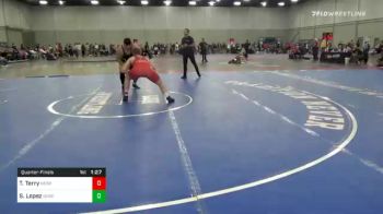 285 lbs Quarterfinal - Tyson Terry, Nebraska Boyz vs Sebastian Lopez, Garden City Wrestling Club