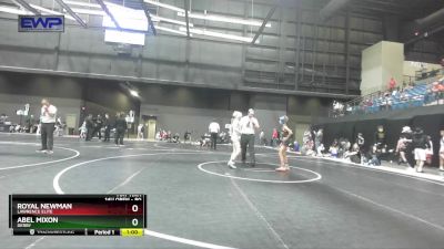 80 lbs 3rd Place Match - Royal Newman, LAWRENCE ELITE vs Abel Mixon, Derby