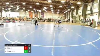 120 lbs Rr Rnd 2 - Joshua Hale, Los Luchadores vs Keegan Zeigler, Cedar Cliff