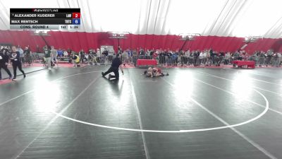 106 lbs Cons. Round 4 - Alexander Kuderer, LaCrosse Area Wrestlers vs Max Rentsch, Team Nazar Training Center