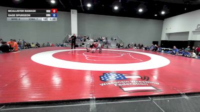 138 lbs McAllister Ramage, Wisconsin Red vs Gage Spurgeon, Iowa