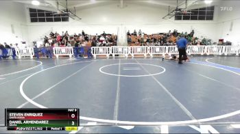 165 lbs Champ. Round 2 - Steven Enriquez, Santa Maria vs Daniel Armendarez, Selma