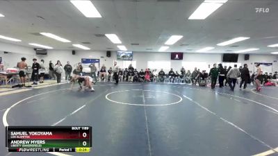 138 lbs Cons. Round 6 - Andrew Myers, Liberty (Bakersfield) vs Samuel Yokoyama, Los Alamitos