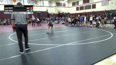 JV-5 lbs Quarterfinal - Jade Wery, Linn-Mar vs Lexi Fritz, Marion