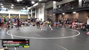 106 lbs Round 4 (16 Team) - Essynce Owens-Webb, Hastings Wrestling Academy vs Kara VeDepo, Sebolt Women Wrestling Academy