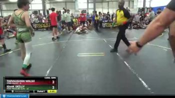 107 lbs Semis & 1st Wrestleback (8 Team) - Taiivaughnn Walsh, Steel Valley vs Isaak Skelly, Peer Pressure Elite