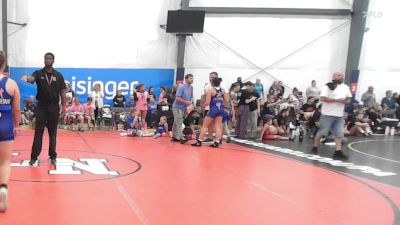 71 lbs Rr Rnd 5 - Jenna Tuxhorn, Charlies Angels- W vs Presley Hurlbrink, Valkyrie Girls WC - W