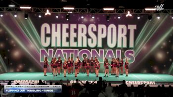 Flipping Out Tumbling - KINGS [2026 L4 Senior - D2 - Medium Day 1] 2026 CHEERSPORT National All Star Cheerleading Championship