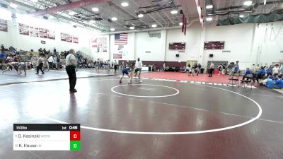 150 lbs Consi Of 8 #2 - Olaf Kasinski, Weston vs Kyle House, Haddam-Killingworth