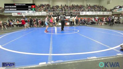 67 lbs Round Of 16 - JAck Kilgore, Eufaula Ironheads Wrestling Club vs Luke Minihan, Collinsville Cardinal Youth Wrestling