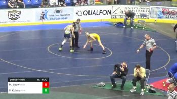 97 lbs Quarterfinal - Maddox Shaw, West Jefferson Hills vs Sam Kuhns, Pennridge