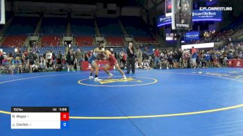 152 lbs Rnd Of 128 - Robert Major, Illinois vs Jordan Davies, Utah