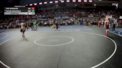 D 1 165 lbs Semifinal - Leo Gonzalez, Chalmette vs Blake McDonald, Brother Martin