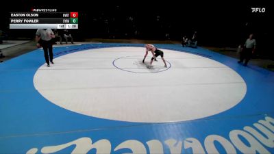 6A 120 lbs 1st Place Match - Perry Fowler, Syracuse vs Easton Olson, Riverton