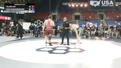 285 lbs Cons. Rd Of 16 - Leland Day, Colorado vs Odin Schwabenbauer, Washington