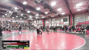 120 lbs Cons. Round 2 - Savannah Crouch, Murrieta Valley vs Valerie Altamirano, Arroyo