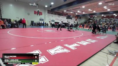 110 lbs Cons. Round 4 - Emily Ashlock, Edison (Huntington Beach) vs Ella Machin, Cypress
