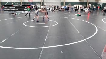 144 lbs Cons. Round 3 - Ryder Reynolds, Pikes Peak Warriors Wrestling vs Rex Shanno, Riverside Wrestling Club