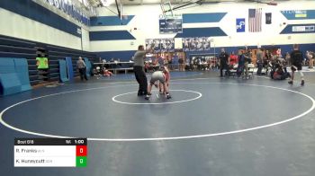 126 lbs 3rd Place - Robert Franks, Allen vs Kolbey Huneycutt, Goddard