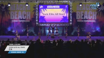 York Elite All Stars - C4 [2023 L4 Senior - D2 3/25/2023] 2023 ACDA Reach the Beach Grand Nationals - DI/DII