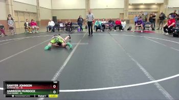 140 lbs Round 5 (6 Team) - Sawyer Johnson, Glasgow WA vs Harrison Murdock, Team Minion