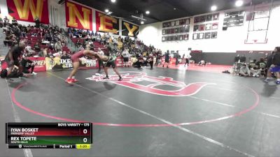 175 lbs Semifinal - Rex Topete, South Hills vs Iyan Bosket, Parhump Valley