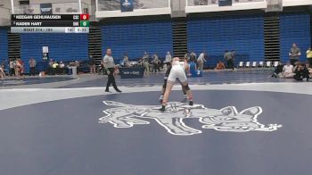 184 lbs 1st Place Match - Keegan Gehlhausen, Chadron State vs Kaden Hart, Nebraska-Kearney